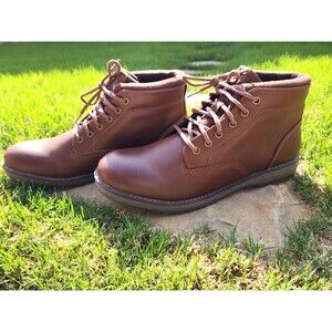 NEW Eastland Finn 7388-04D Mens Brown Synthetic Lace Up Casual Dress Boots 12D